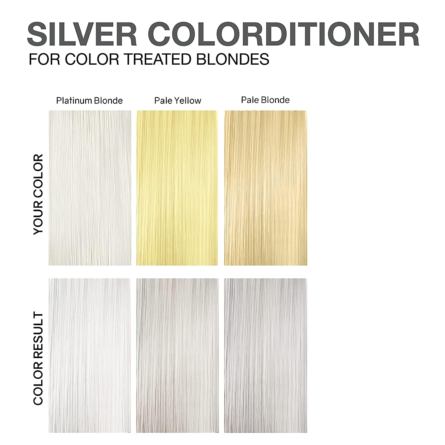 Celeb Luxury Viral Colorditioner, Professional Semi-Permanent Hair Color Depositing Conditioner, Silver