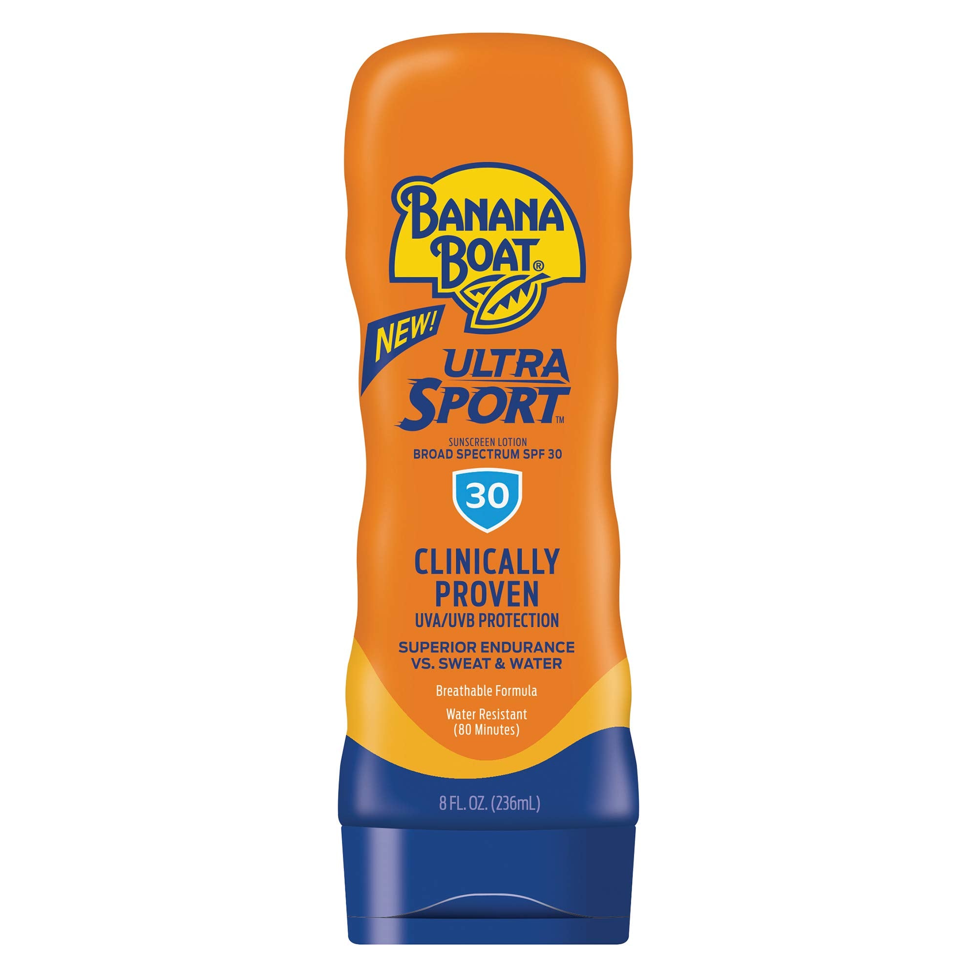 Banana Boat Sport Performance Sunscreen Lotion Spf 30, 8 Ounce