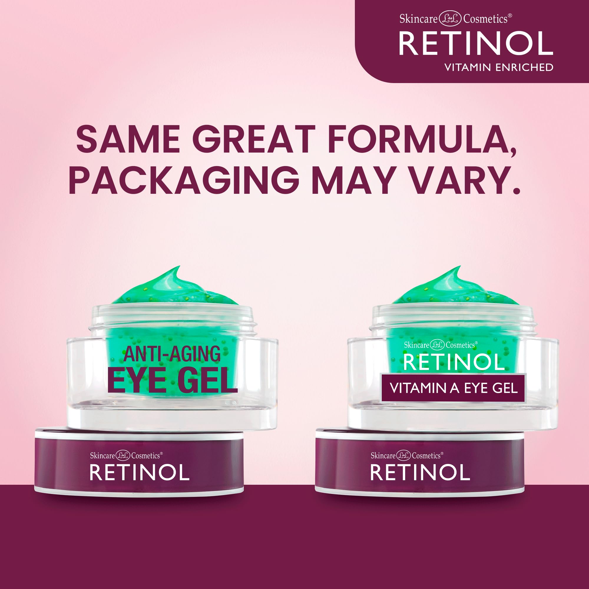 Skincare LdeL Cosmetics Retinol Eye Gel, .5-Ounce Jar