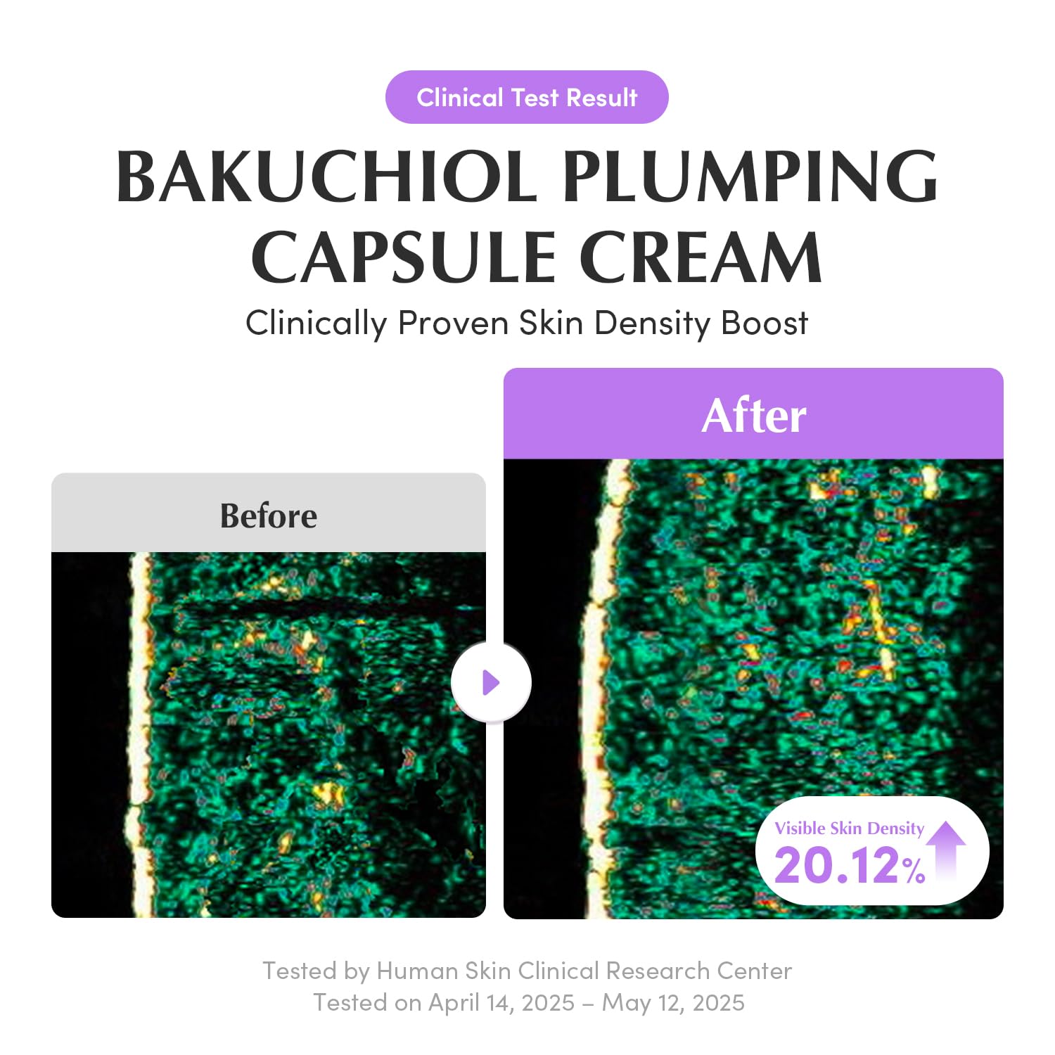 Bakuchiol Plumping Capsule Cream – Retinol Alternative Moisturizer for Firming and Pore Care with 99% Pure Bakuchiol, 5 Types of Collagen & Ceramide Complex, 1.69 fl.oz / 50ml