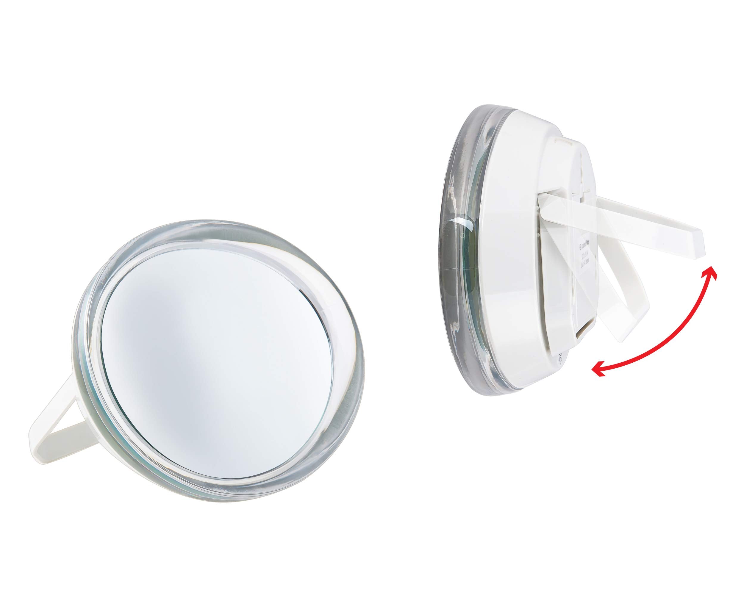 Rucci Stand or Suction Wall Mount LED Mirror, 12X