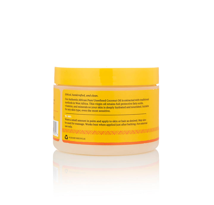 Alaffia - EveryDay Coconut - Pure African Coconut Oil for Skin and Hair, 11 Ounces