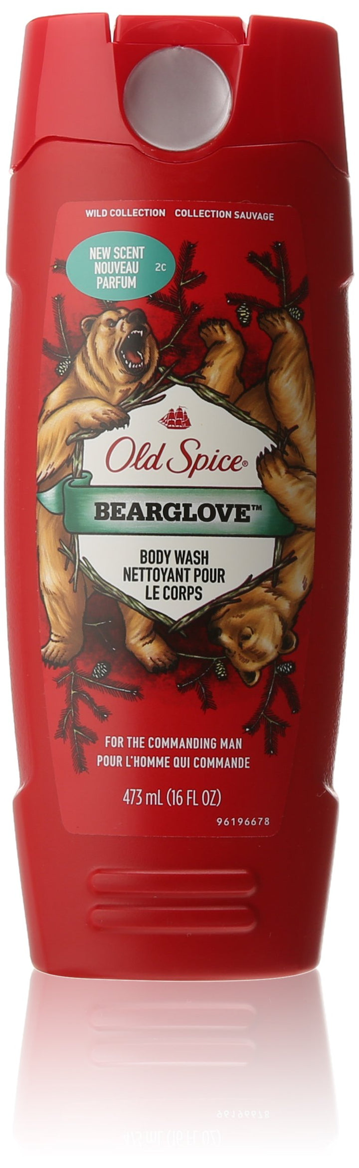 Old Spice Wild Collection Bodywash, Bearglove 16 oz (Pack of 3)