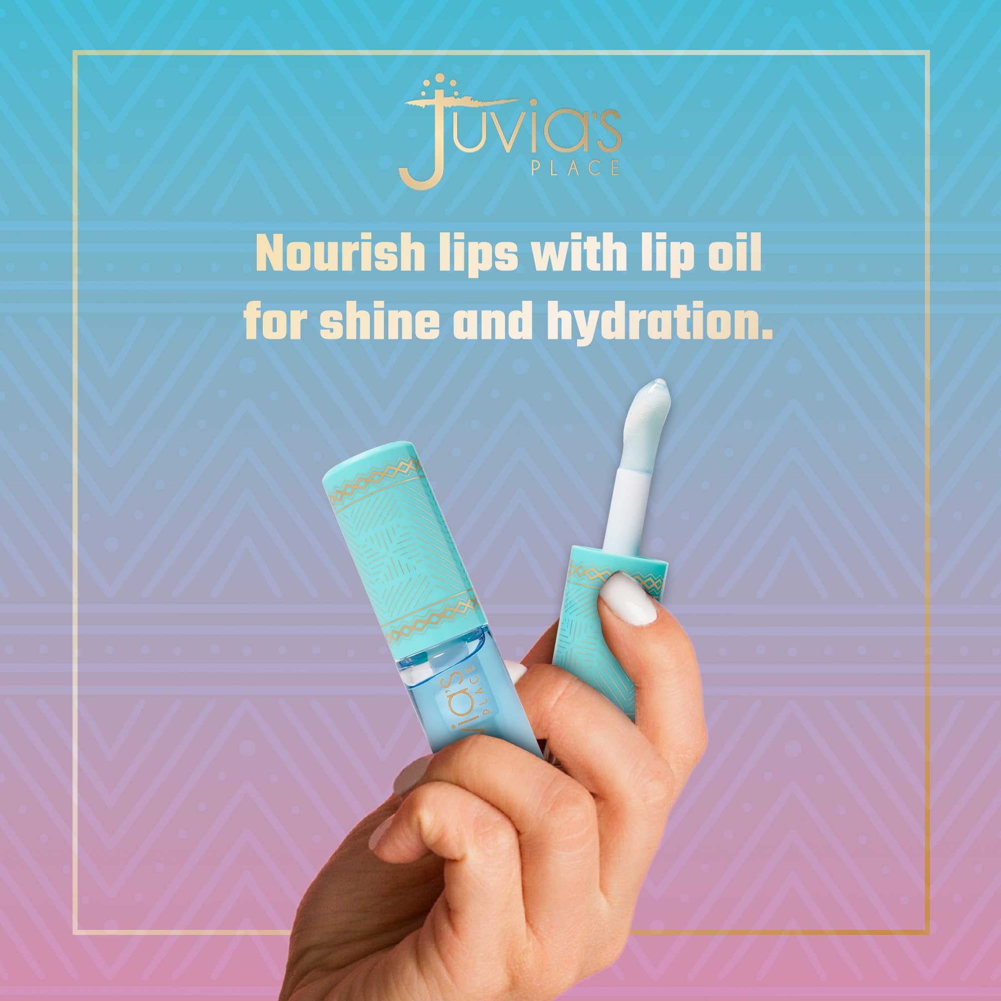 Juvia's Place Magic Lip Oil - Blue Berries - Smooth, Hydrating w/Vitamin E for Soft, Glossy, Juicy Lips - Infused with Fruit Extracts - Tinted, Shimmering, Lightweight & Non-sticky Lip Oil for Summer