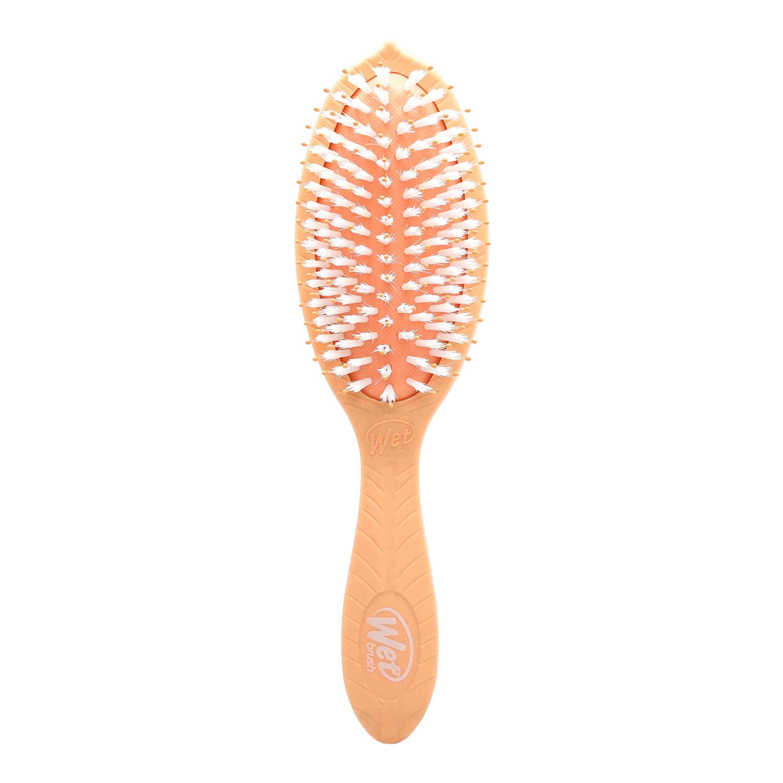 Wet Brush Hair Brush Go Green Treatment & Shine, Eco-Friendly, biogradable, Shine-boosting bursh With Soft Bristles, Minimizes Pain, Removes knots (Coconut Oil)