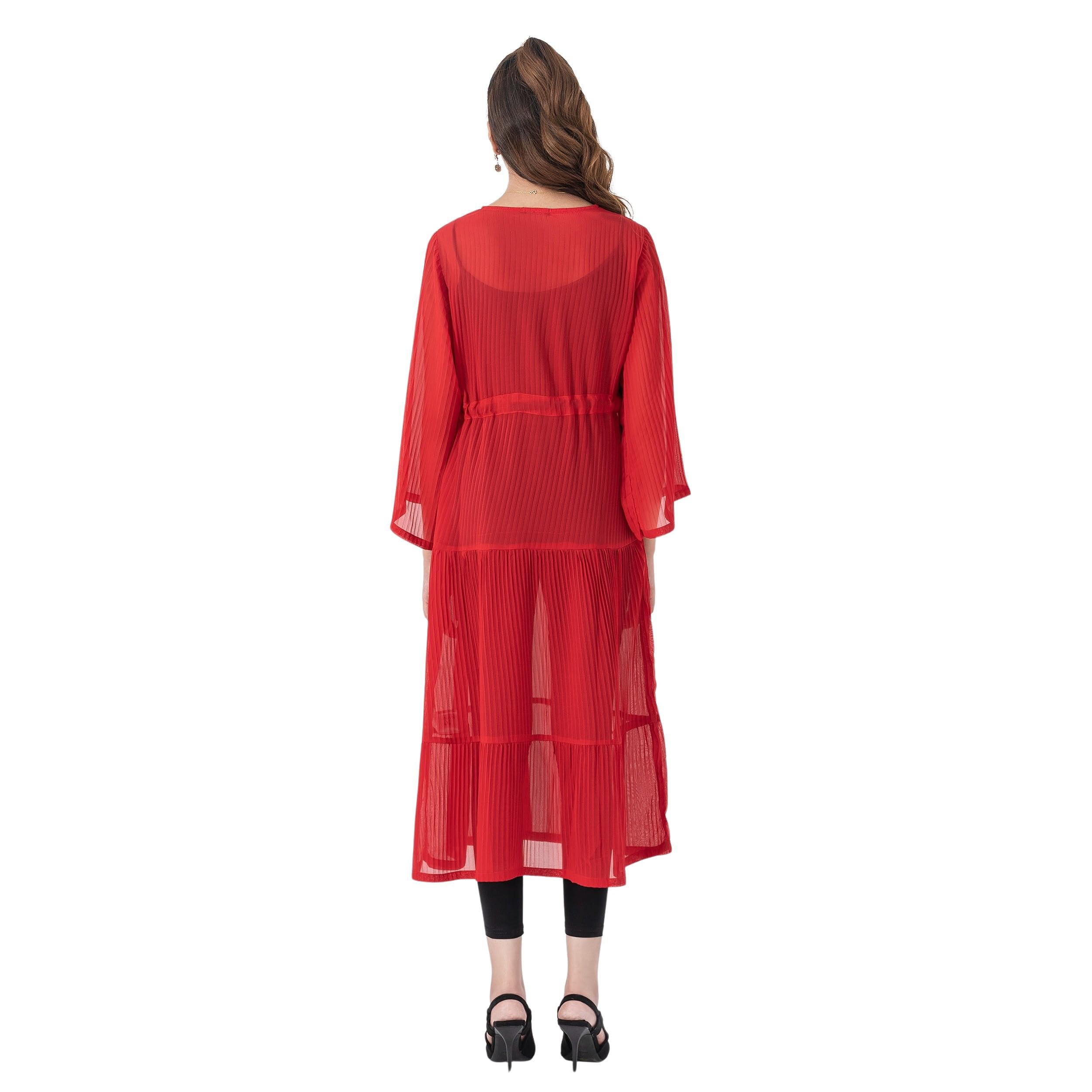 Native Women Dress Red – Elegant Casual Dress for Women, Large Size – Stylish Flowy Outfit for Everyday & Special Occasions
