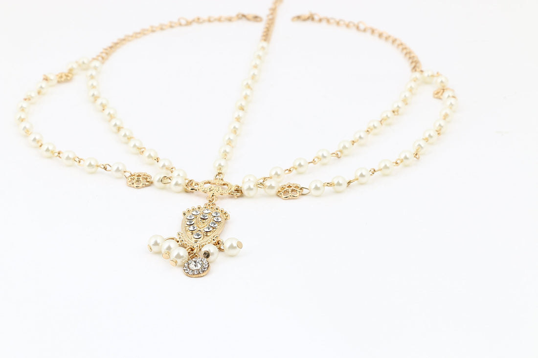 Aukmla Alloy Headbands For Women Head Chain With Sequines (Bead)