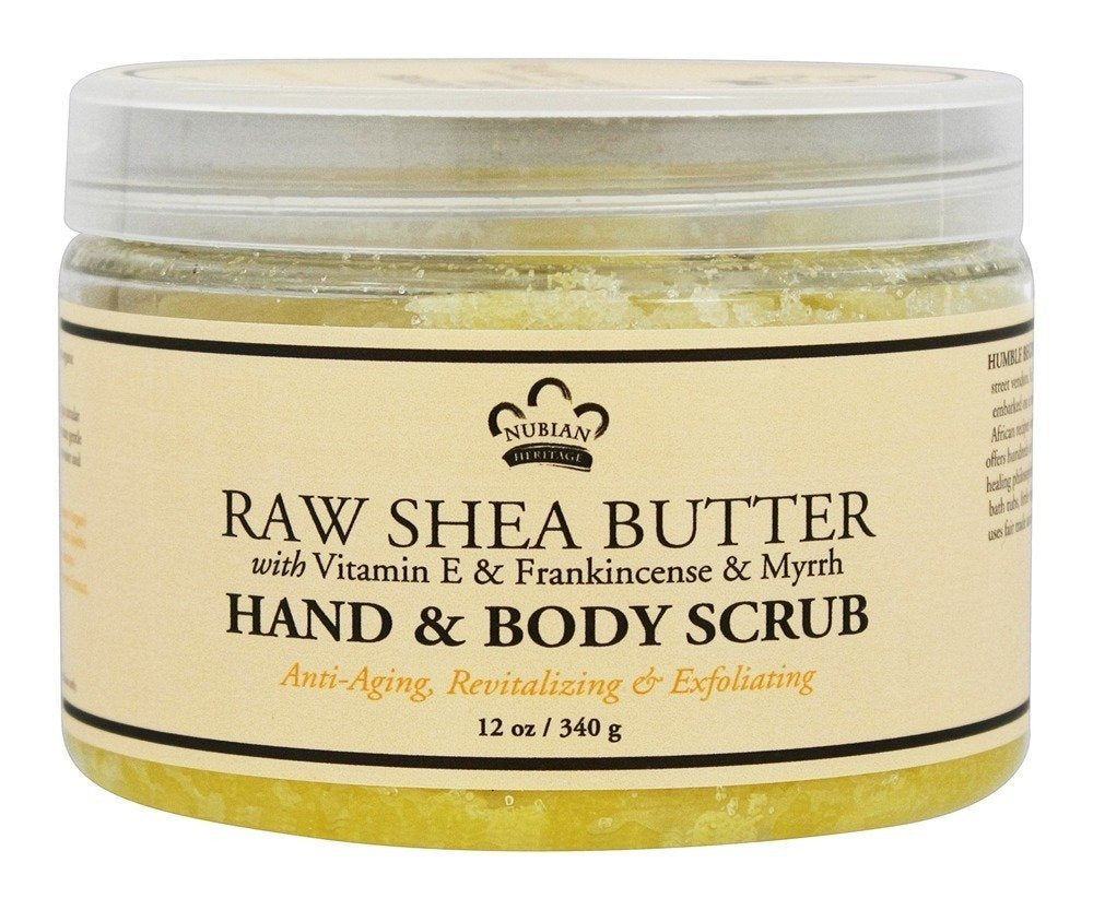 Raw Shea Butter Hand and Body Scrub 12 Ounces