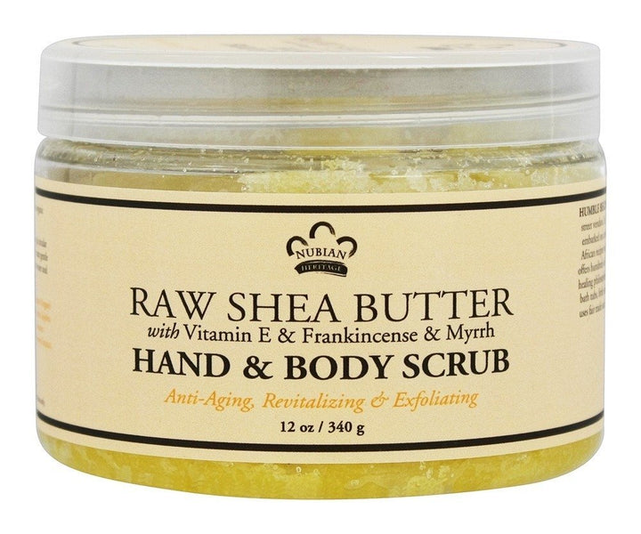 Raw Shea Butter Hand and Body Scrub 12 Ounces