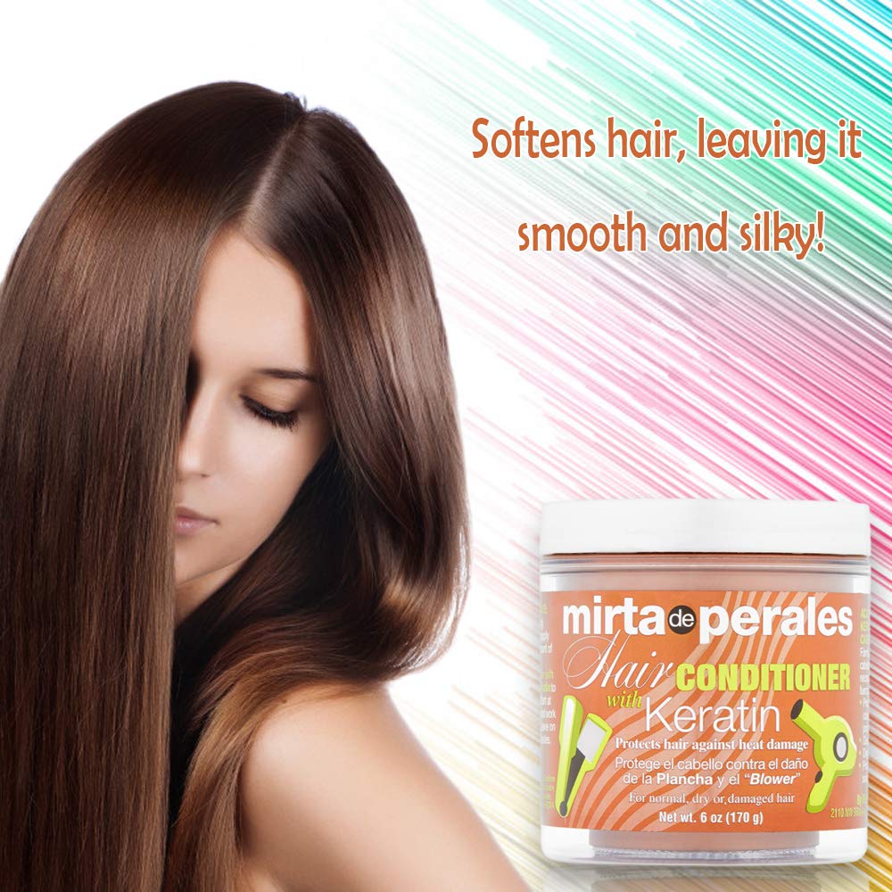 Mirta De Perales Hair Conditioner with Keratin, 6 Ounce