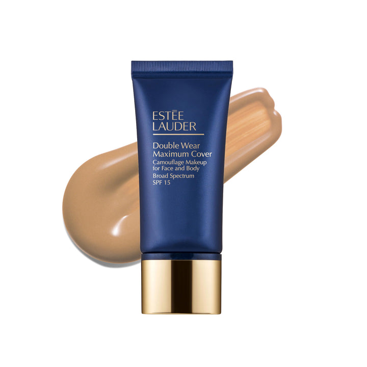 Estée Lauder Double Wear 24-Hour Maximum Cover Camouflage Foundation for Face and Body SPF 15 | Full Coverage | Tattoo Cover Up Makeup Waterproof, 1.0 Fl Oz, 2C5 Creamy Tan
