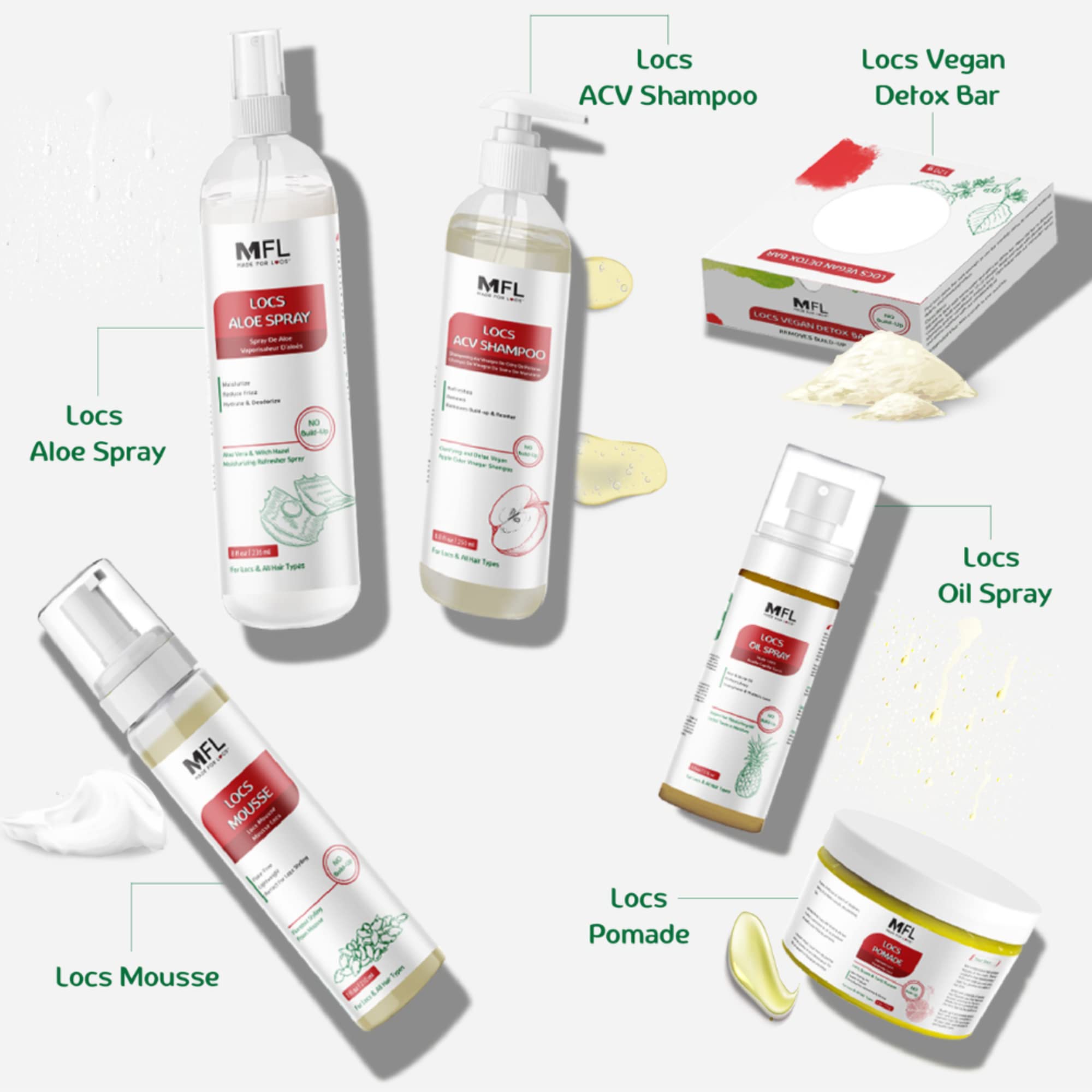 Made For Locs Vegan Apple Cider Vinegar Shampoo | 8 oz