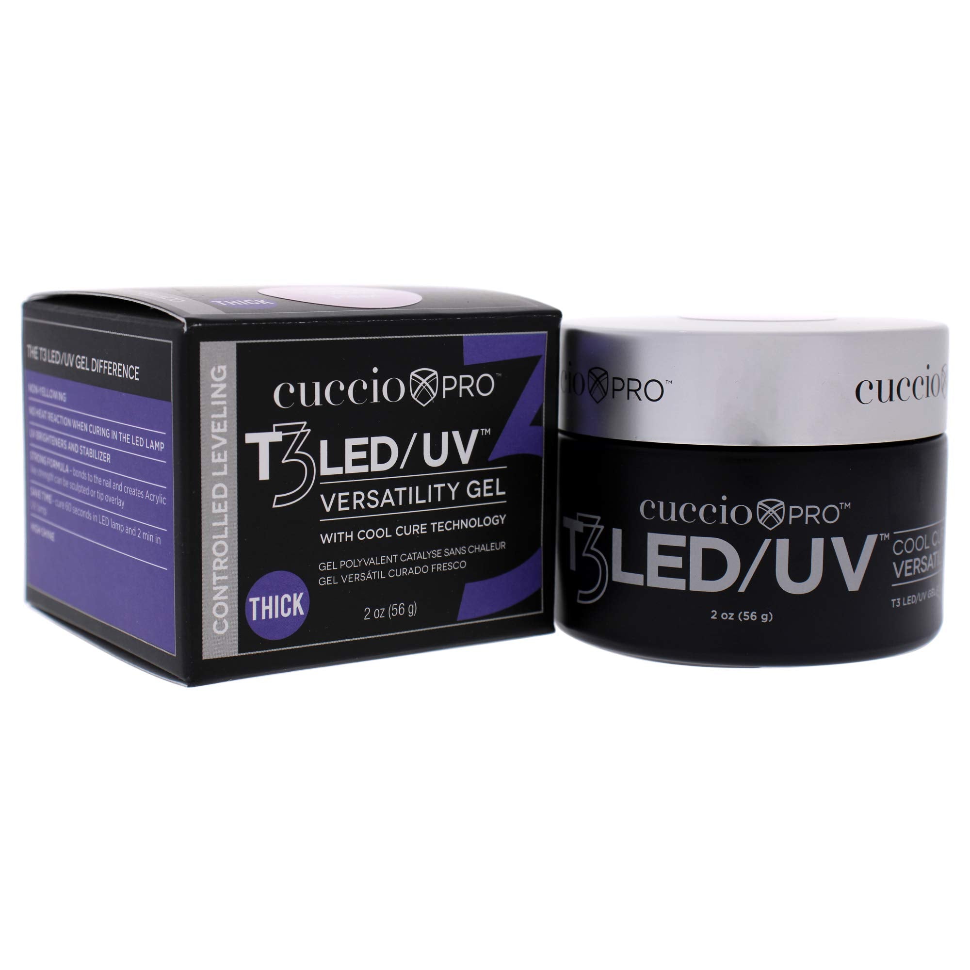 Cuccio Pro - T3 LED/UV Controlled Leveling Gel - Pink - 56g / 2oz