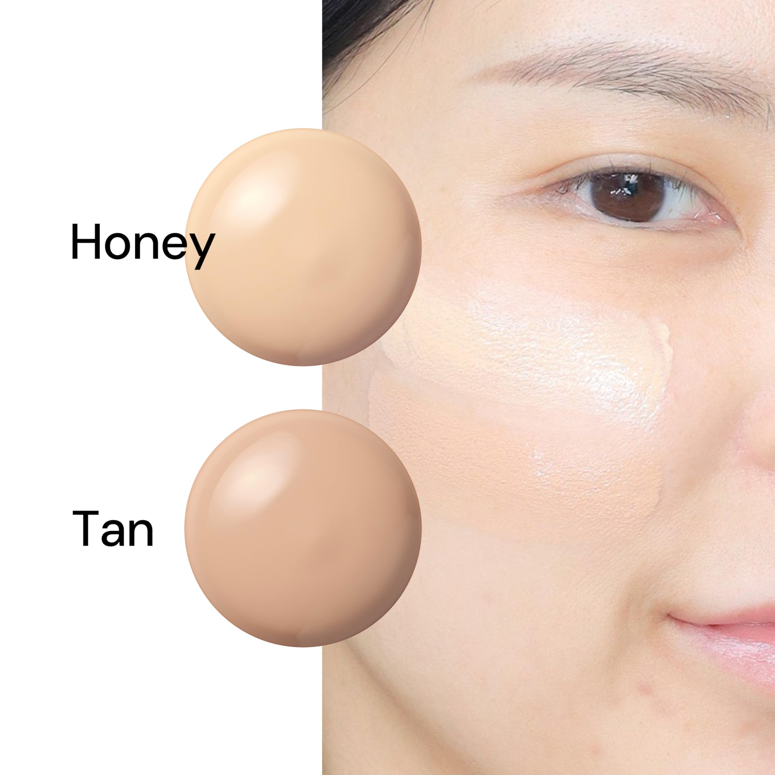THANK YOU FARMER Dewy Glow Skin Tint, Long-Lasting Tinted Moisturizer, Light coverage, Vitamin B3, Niacinamide, Adenosine, Korean Beauty Dermatologist Tested, Tan, 1.75 fl oz