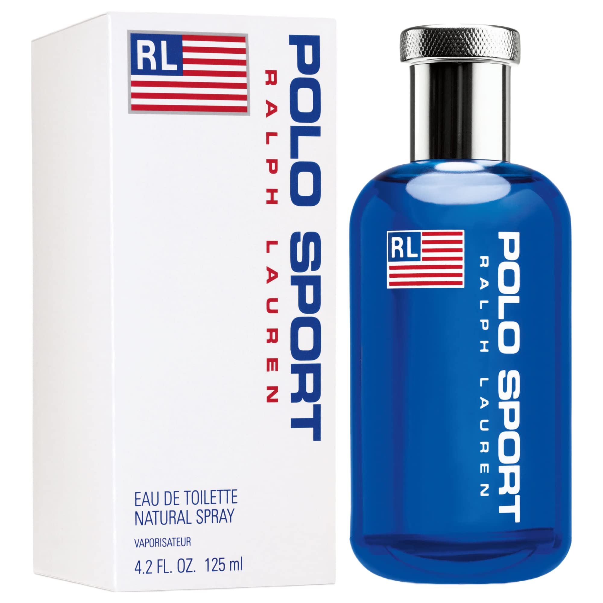 Ralph Lauren Polo Sport Eau de Toilette Spray for Men 4.2 Ounce