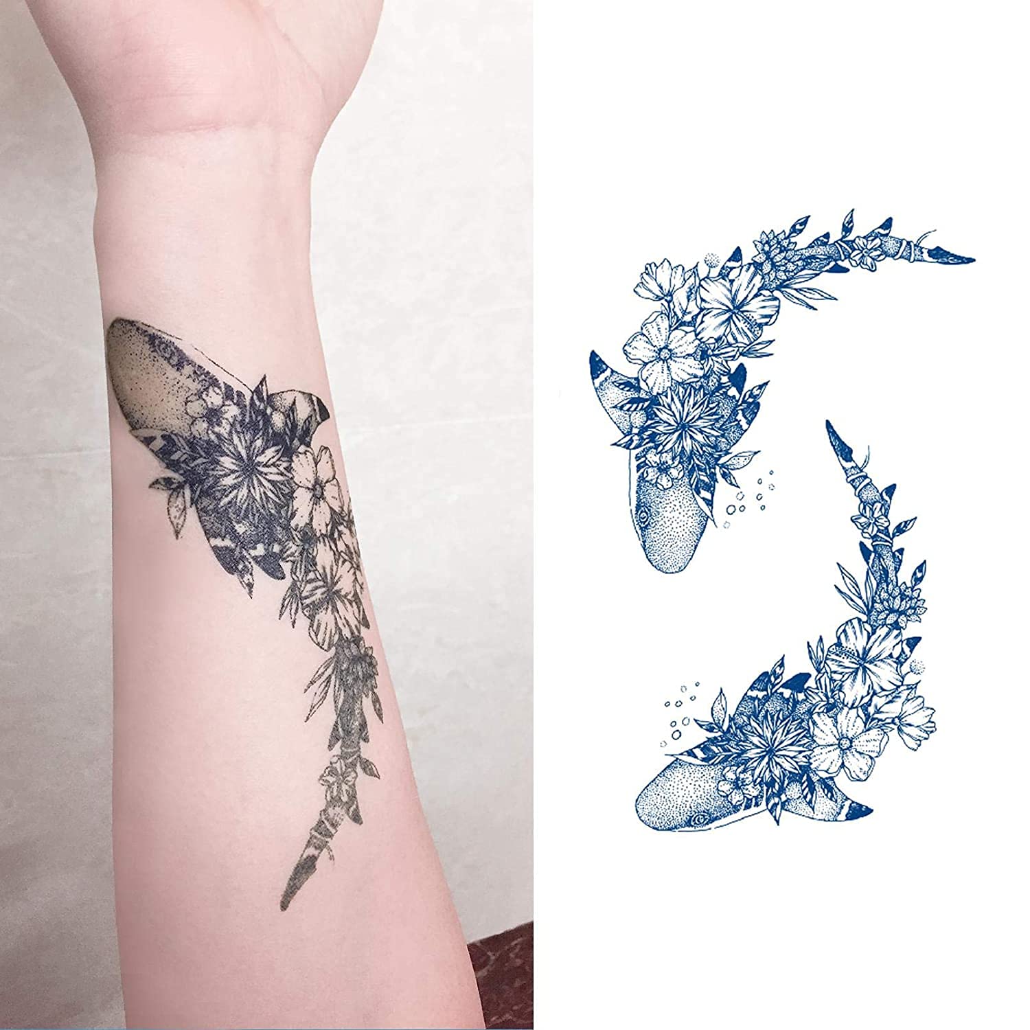 Aresvns Semi-Permanent Tattoos for Women Men and Kids,Realistic Temporary Tattoo Waterproof and Long-Lasting 2 Weeks