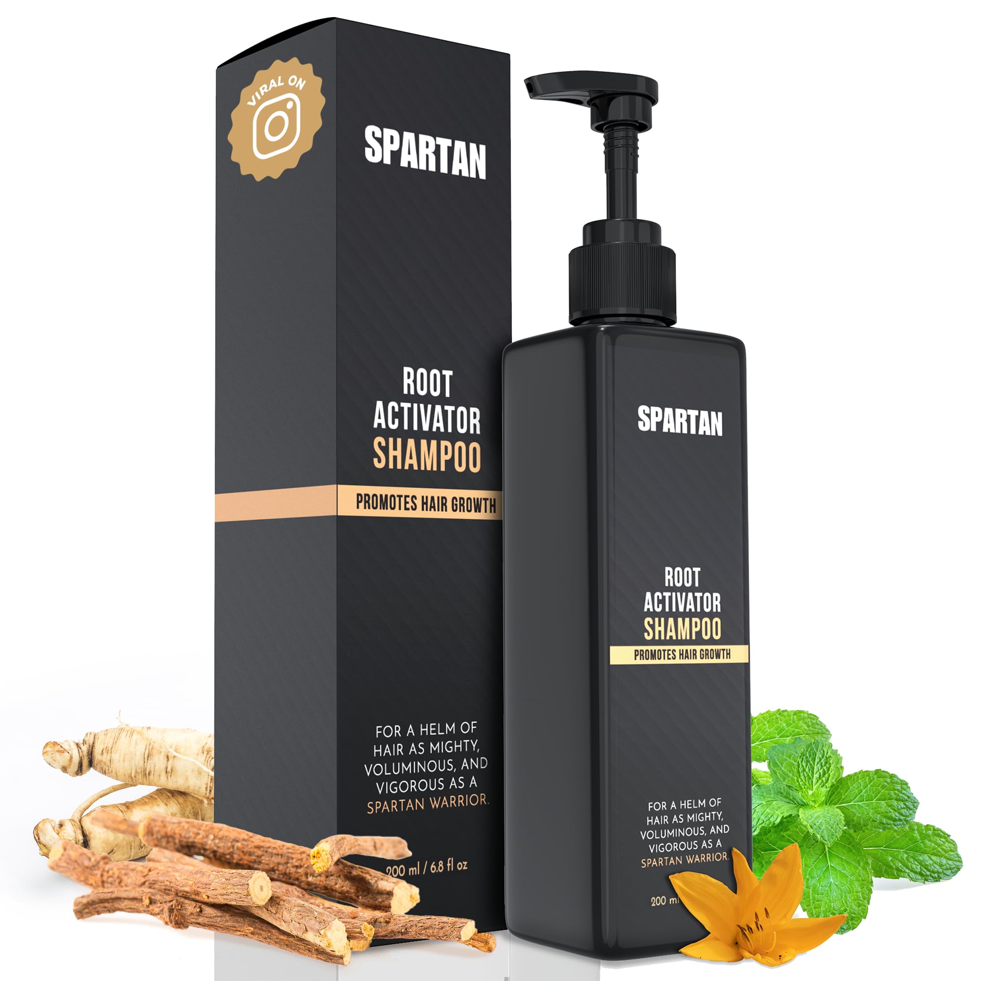 SPARTAN™ Root Activator Shampoo For Men - Hair Growth Shampoo for Hair Loss and Thinning Hair