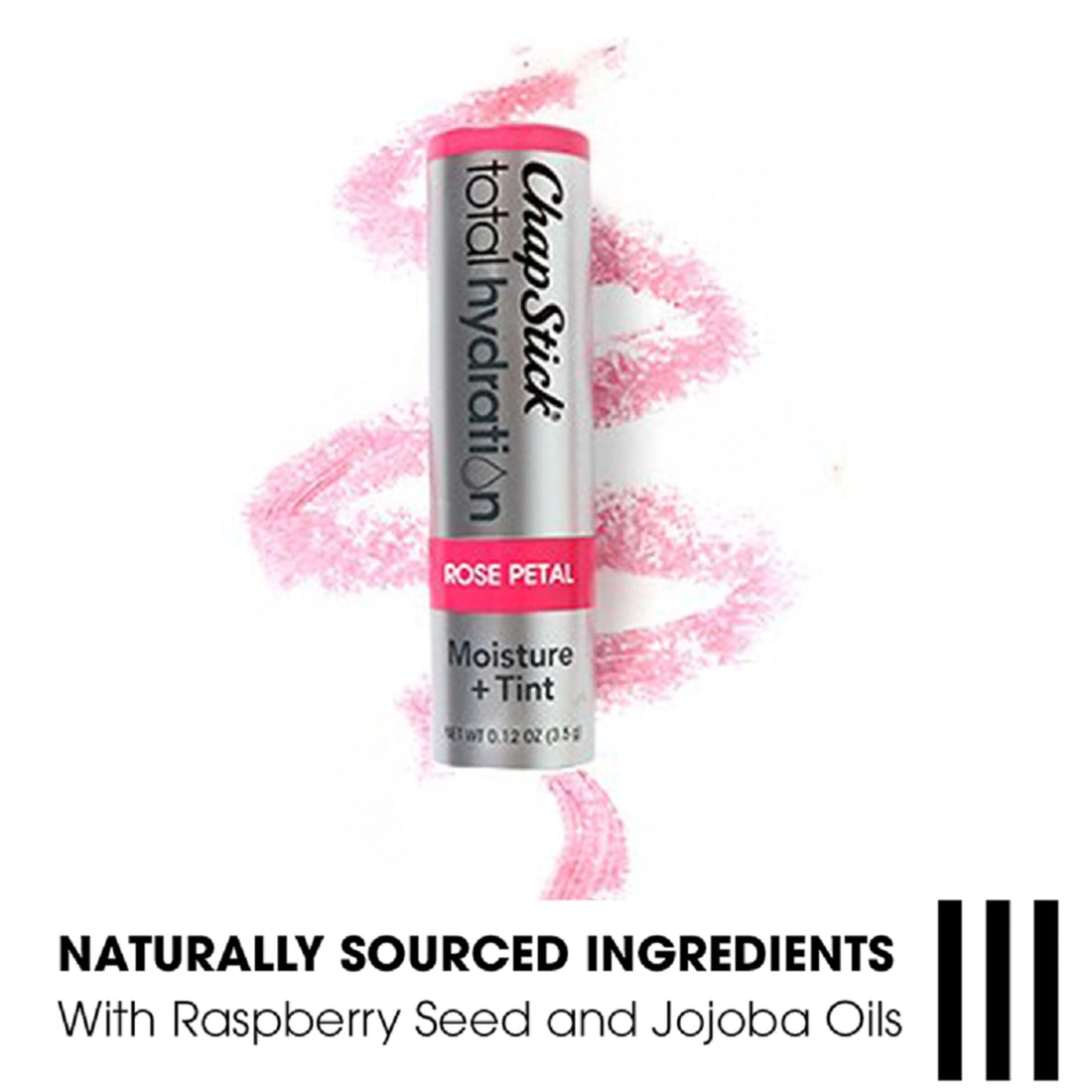 Rose Petal : ChapStick Total Hydration, Rose Petal, 0.12 Ounce
