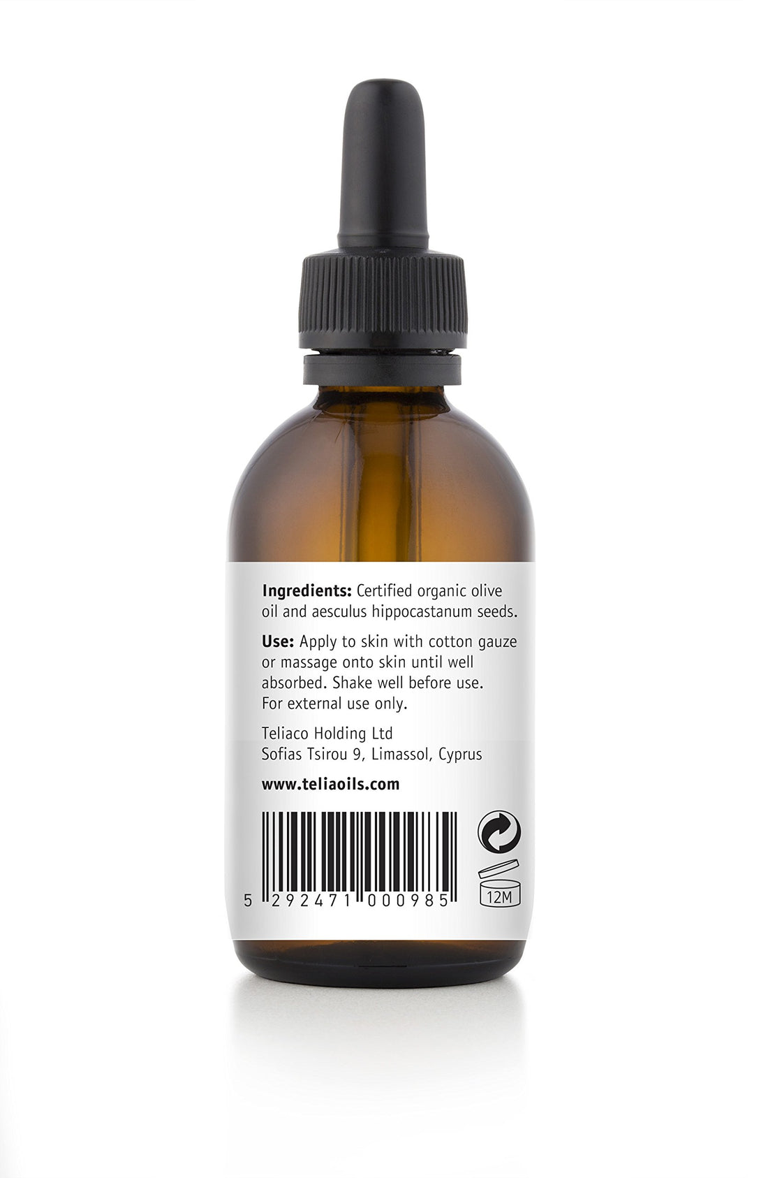 Horse Chestnut Infused Oil Extract (Macerated Oil), 1.7 Oz - 50 Ml/an Anti-inflammatory and Antioxidant Oil - Excellent for Varicose Veins