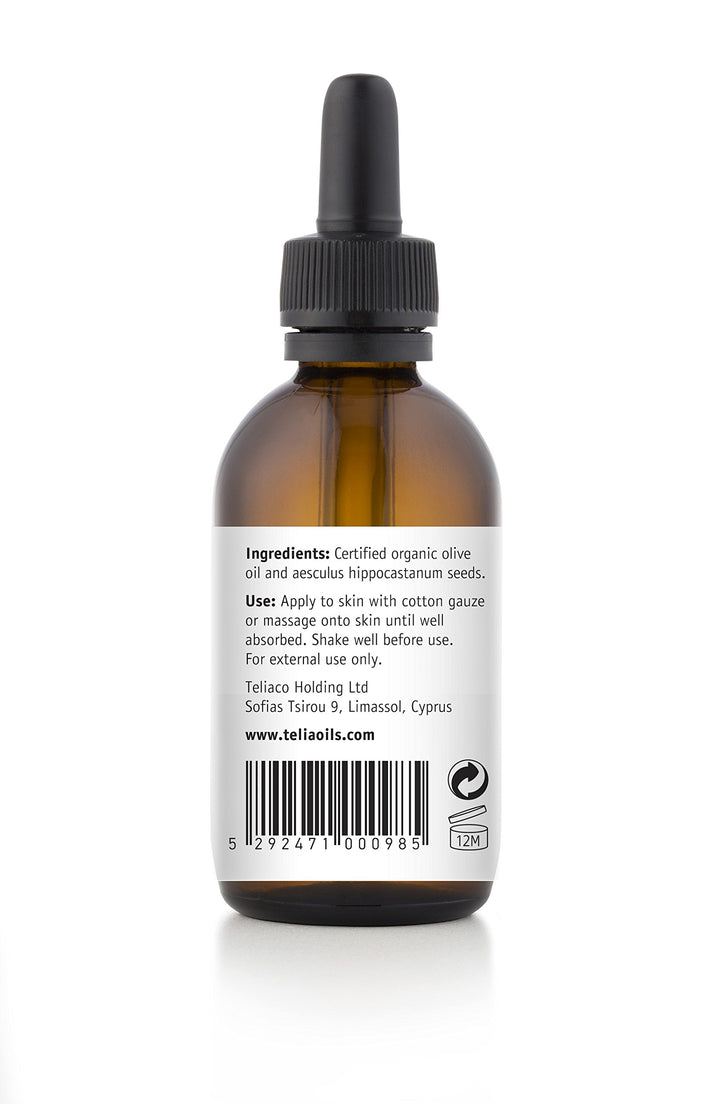 Horse Chestnut Infused Oil Extract (Macerated Oil), 1.7 Oz - 50 Ml/an Anti-inflammatory and Antioxidant Oil - Excellent for Varicose Veins
