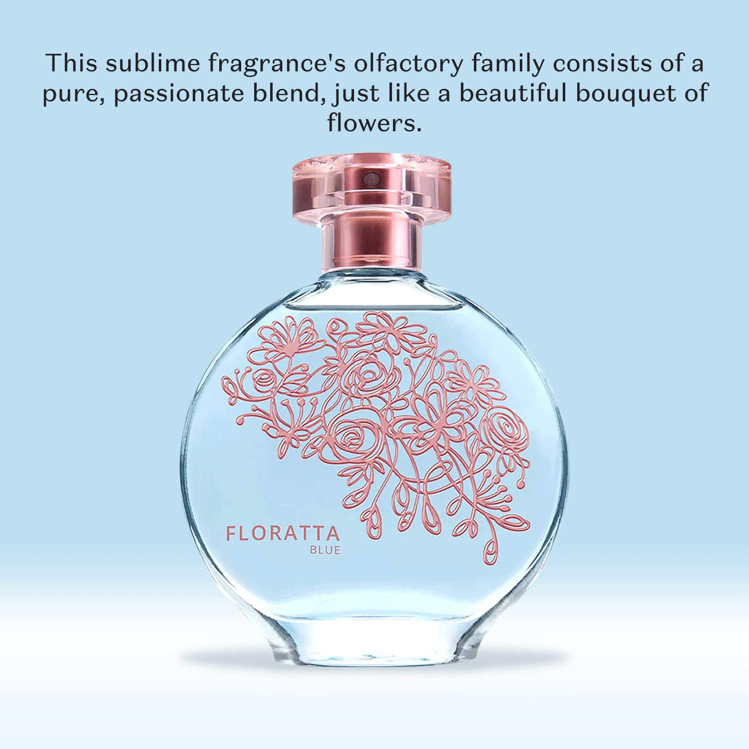 Floratta Blue Eau de Toilette by O Boticario | Long Lasting Perfume | Fresh Smelling Floral Perfumes for Women