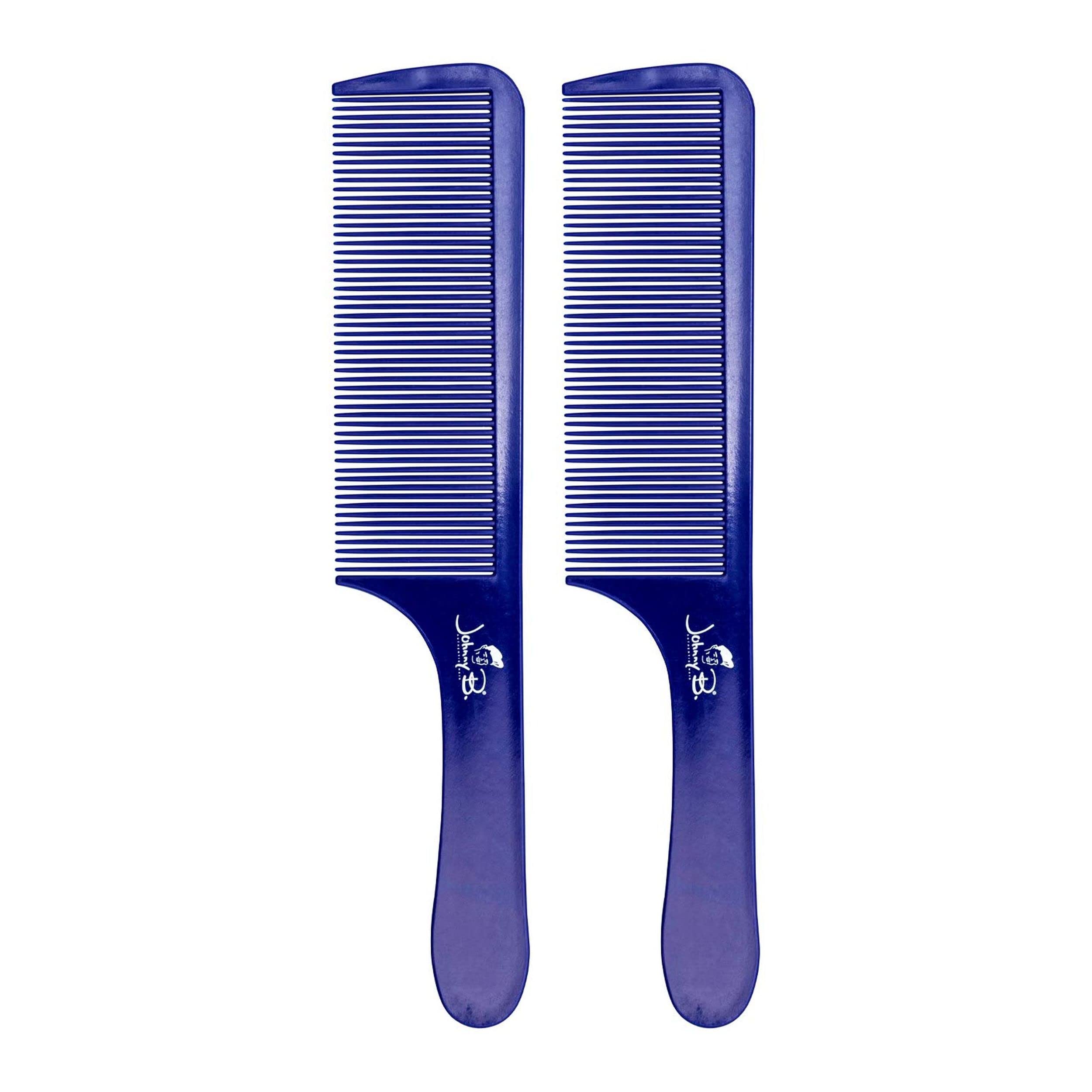 Johnny B Get Faded Professional Comb Set 2 Pack Blue