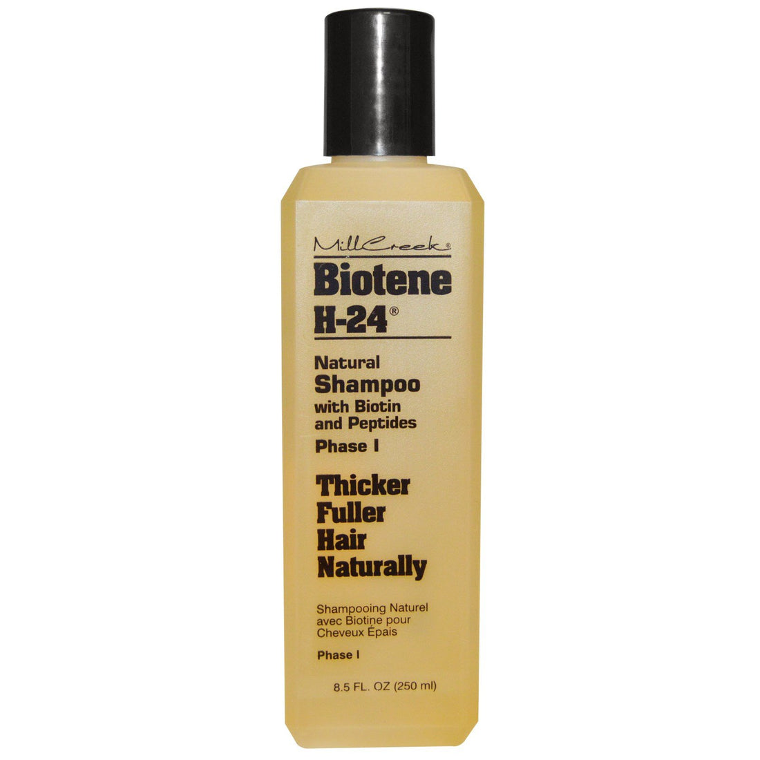 Mill Creek Botanicals Biotene H-24 Biotin and Keratin Shampoo and Condtiioner Bundle For Thinning Hair, Hair Loss and Receding Hair Line With Aloe Vera, Sage, Panthenol and Vitamin E, 8.5 oz. each