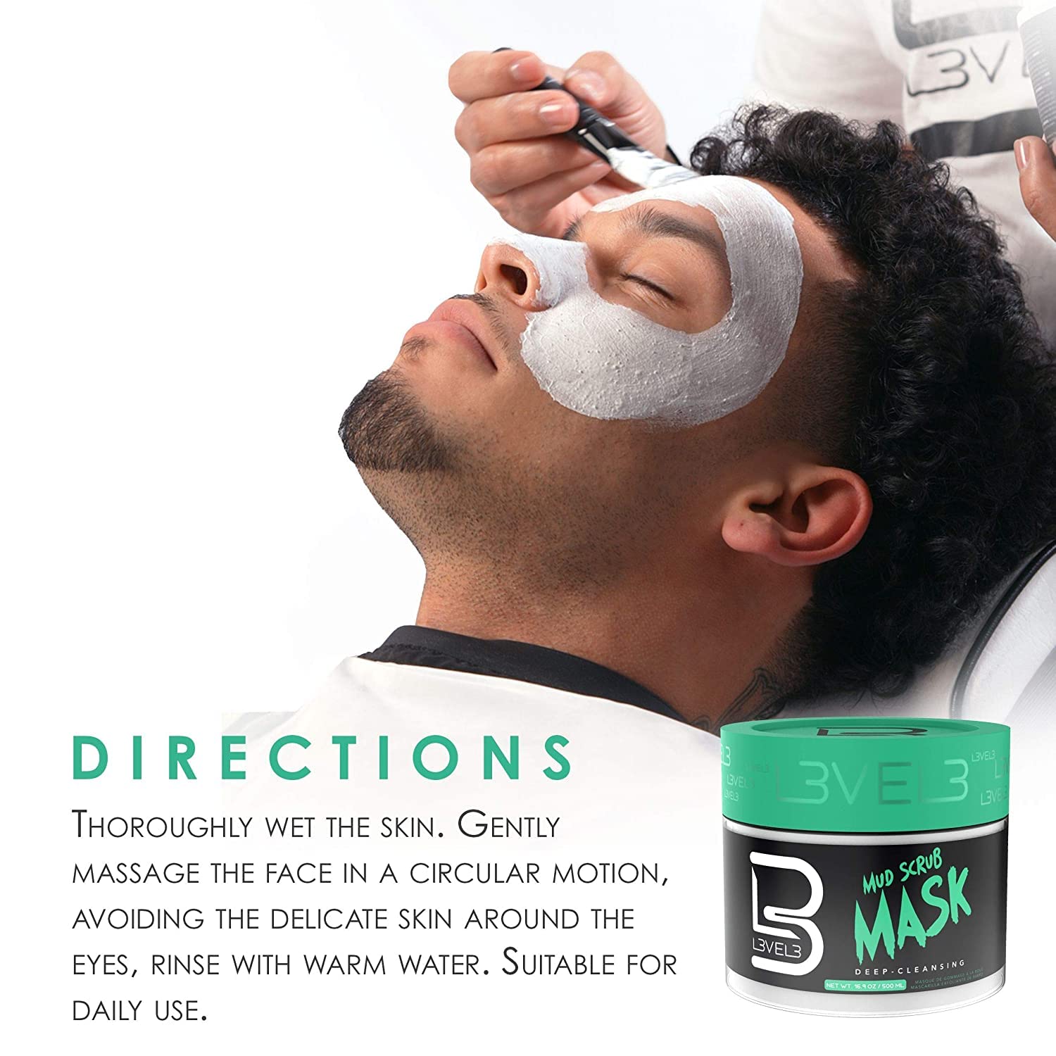 Level 3 Apricot Facial Scrub - Great for All Skin Types - Reduces Acne - Gentle and Effective Exfoliation - Reduces Clogged Pores