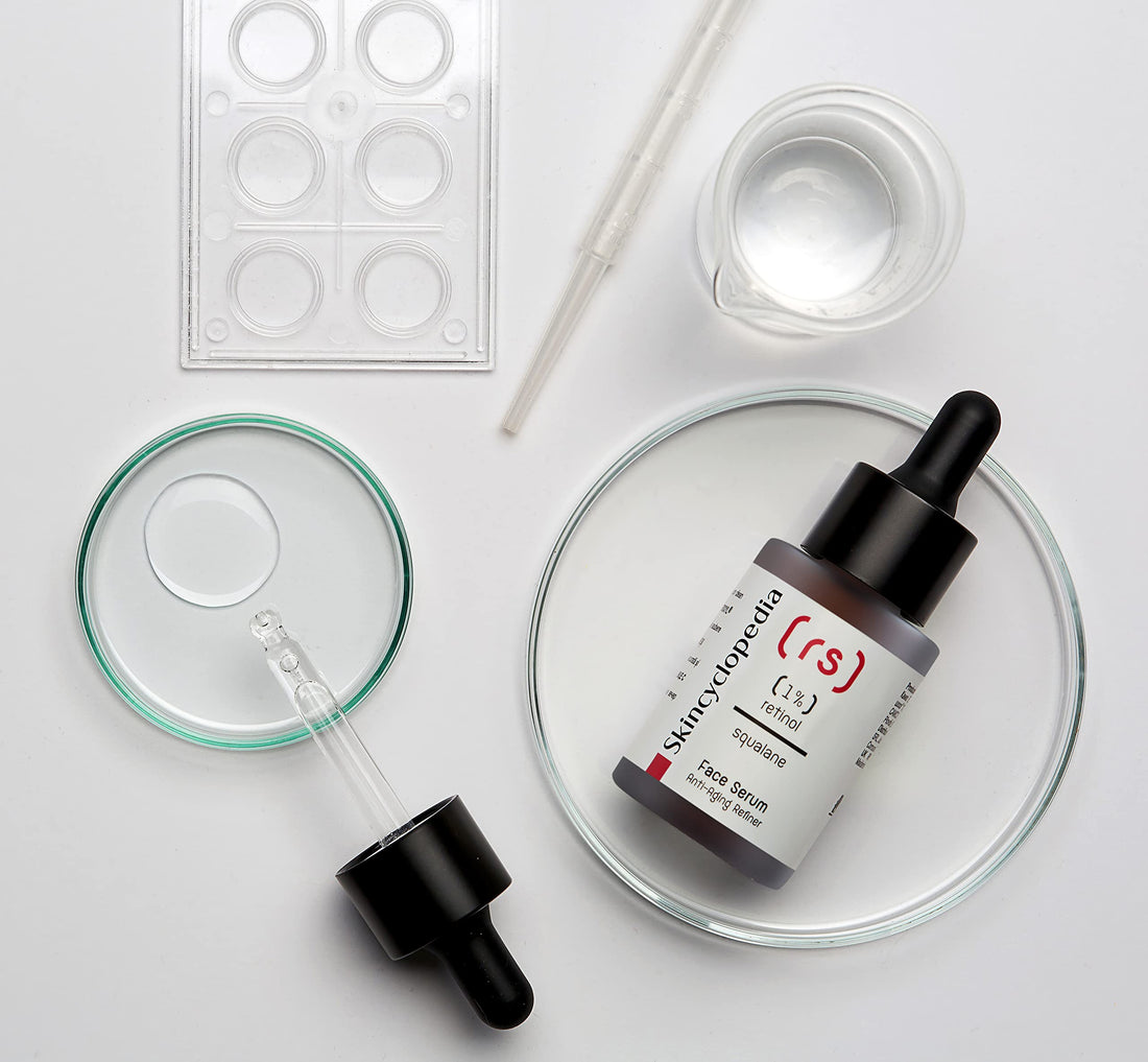 Skincyclopedia Retinol Face Serum, Brightens Skin Tone, Wrinkle & Fine Lines Refinement, Blemish Correction, Luminous Appearance & Smooths Skin