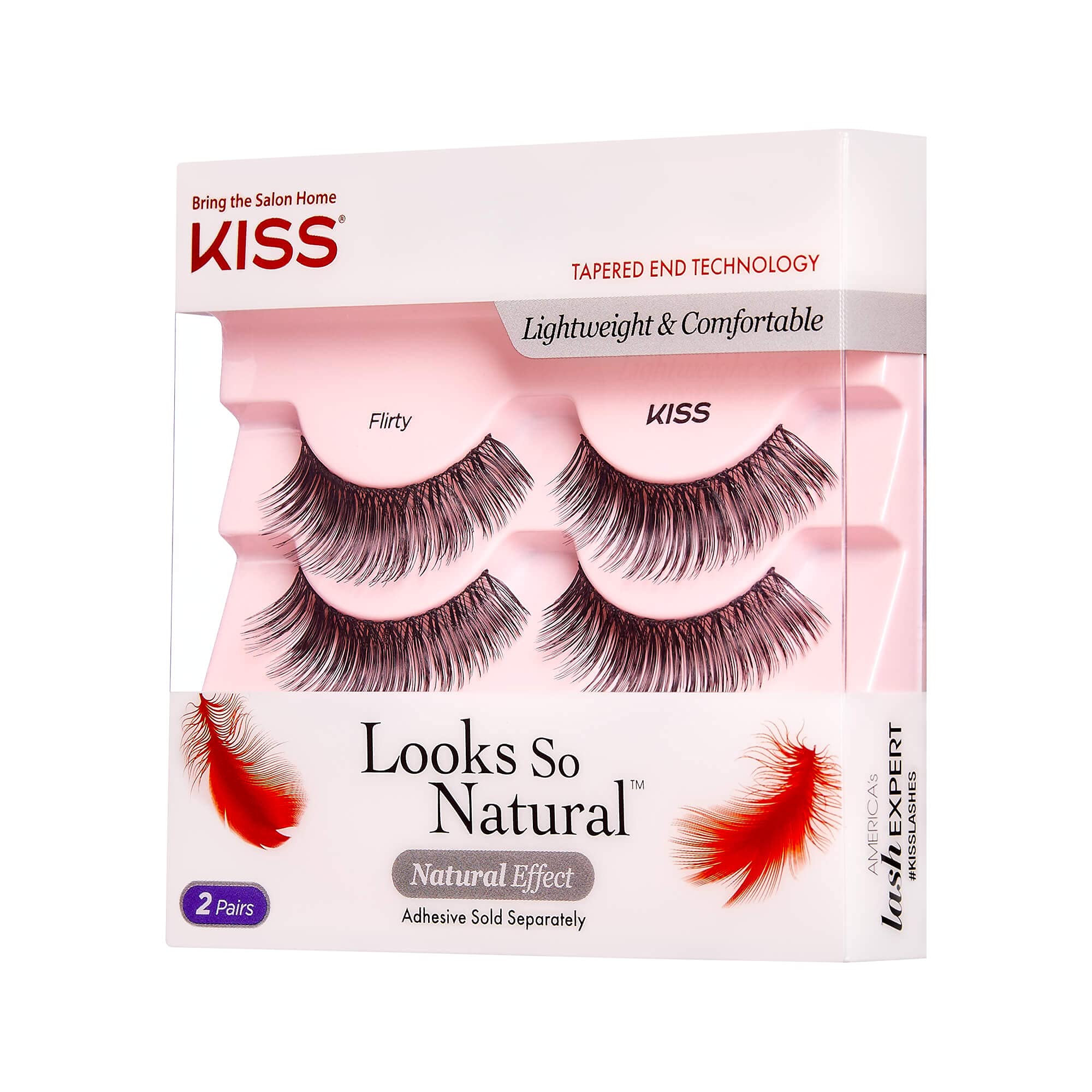 KISS Looks So Natural Lashes Double Pack - Flirty