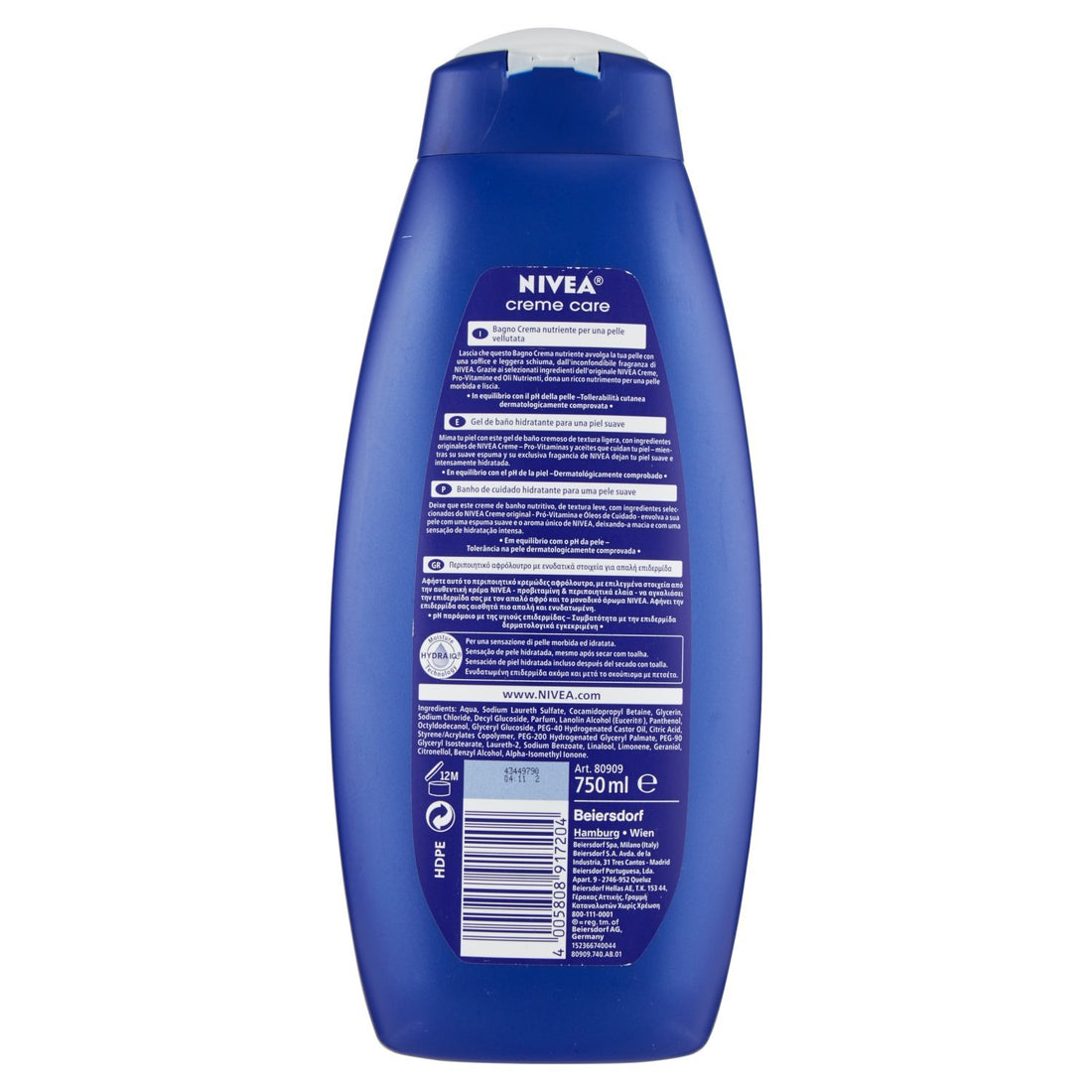 Nivea Creme Care Shower Cream - 750 ml