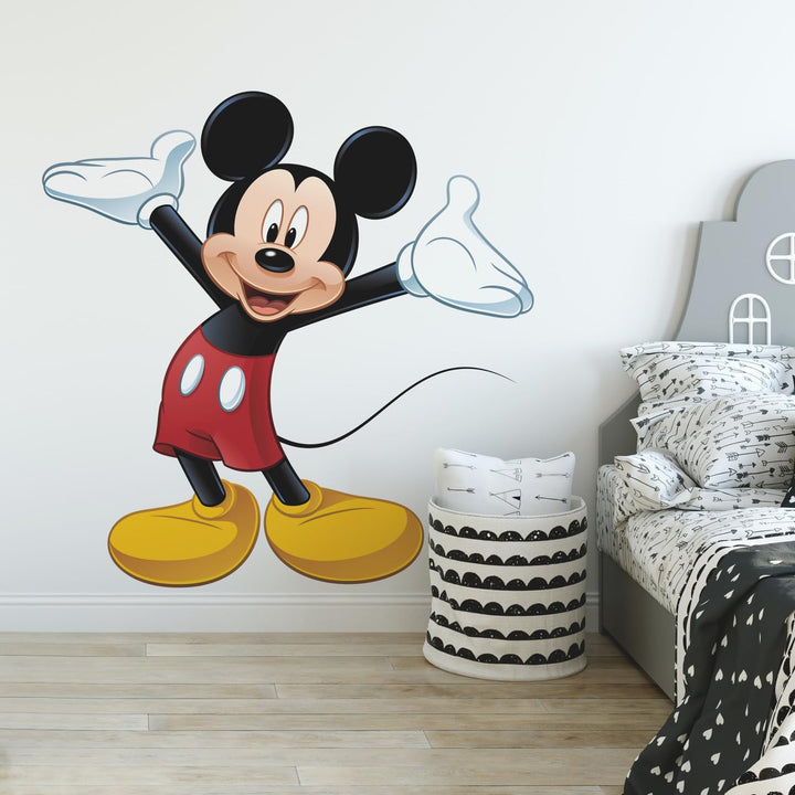 Disney Mickey & Friends Mickey Mouse Peel & Stick Giant Wall Decal by RoomMates, RMK1508GM