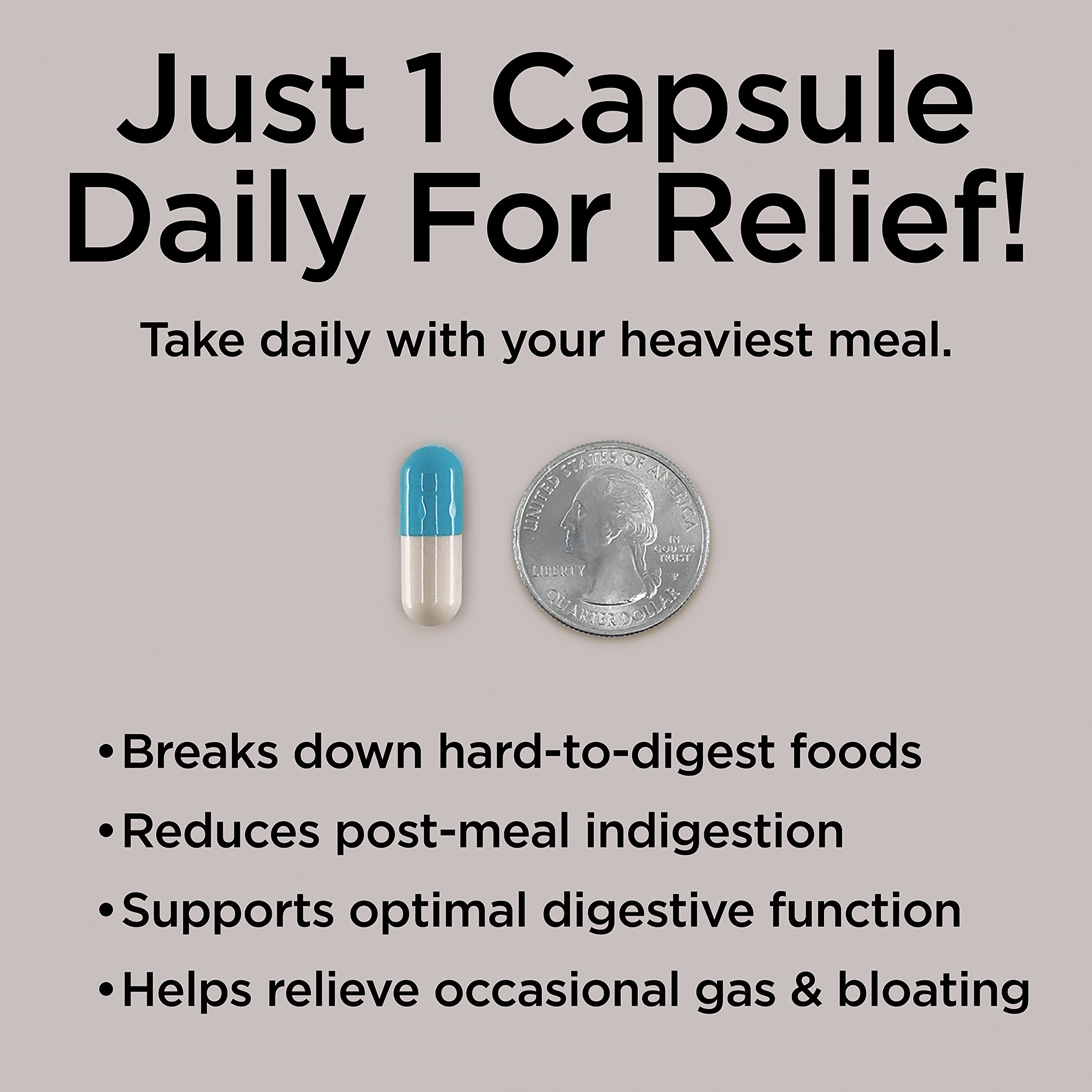 Peptiva Digestive Enzyme Supplement + ProDigest - Helps with Bloating, Gas, Constipation - 30 Count