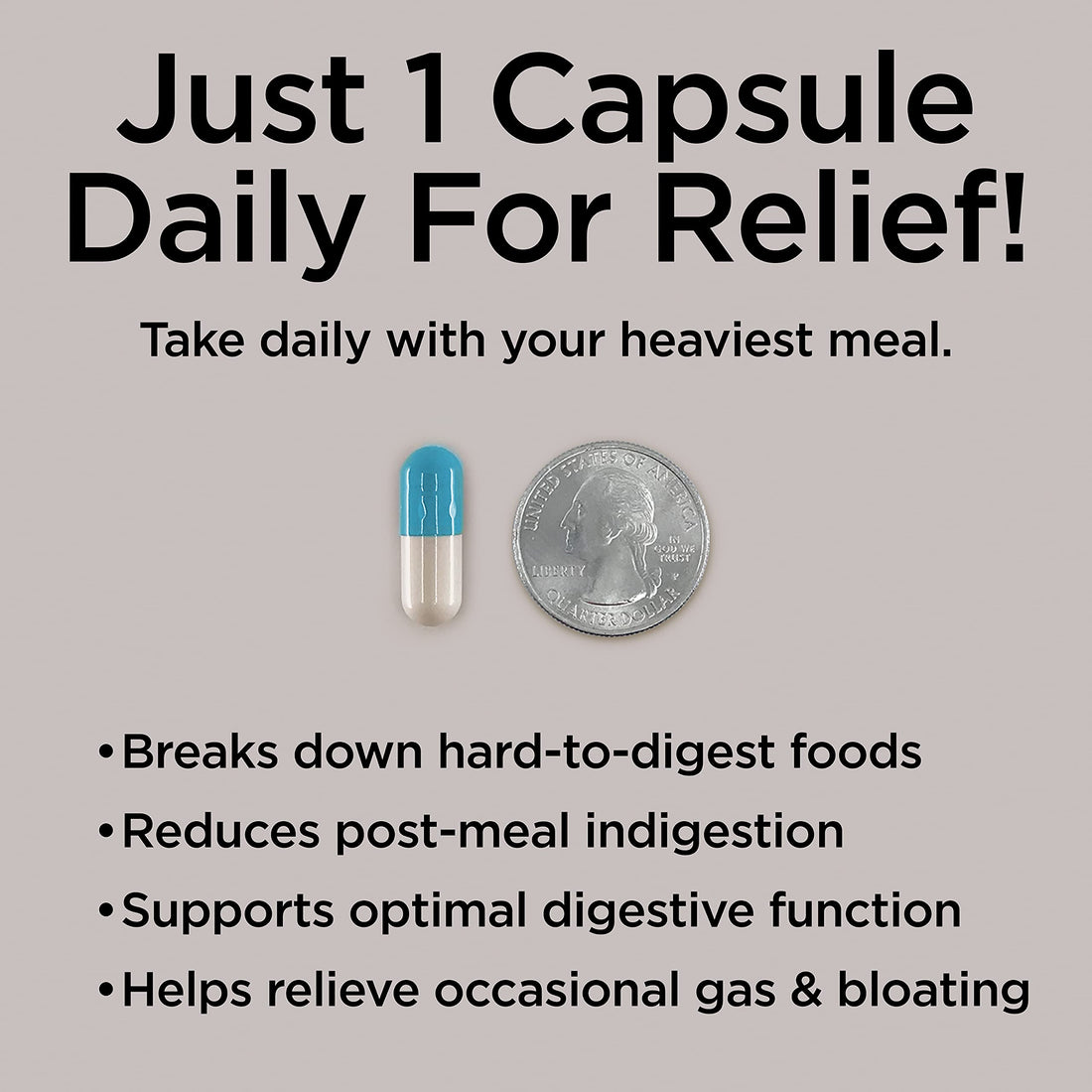 Peptiva Digestive Enzyme Supplement + ProDigest - Helps with Bloating, Gas, Constipation - 30 Count