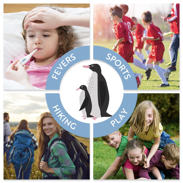 Natural Essentials Fever-eez Baby Fever Relief for Kids, Soothing Forehead & Body Wipes for Babies, Provide Immediate Cooling Sensation during Fevers, High Body Temperatures and Hot Flashes