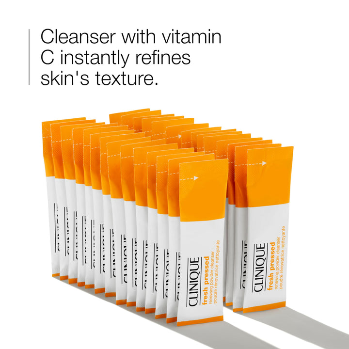 Clinique Fresh Pressed Renewing Powder Cleanser With Pure Vitamin C + Salicylic Acid | Purifying + Brightening