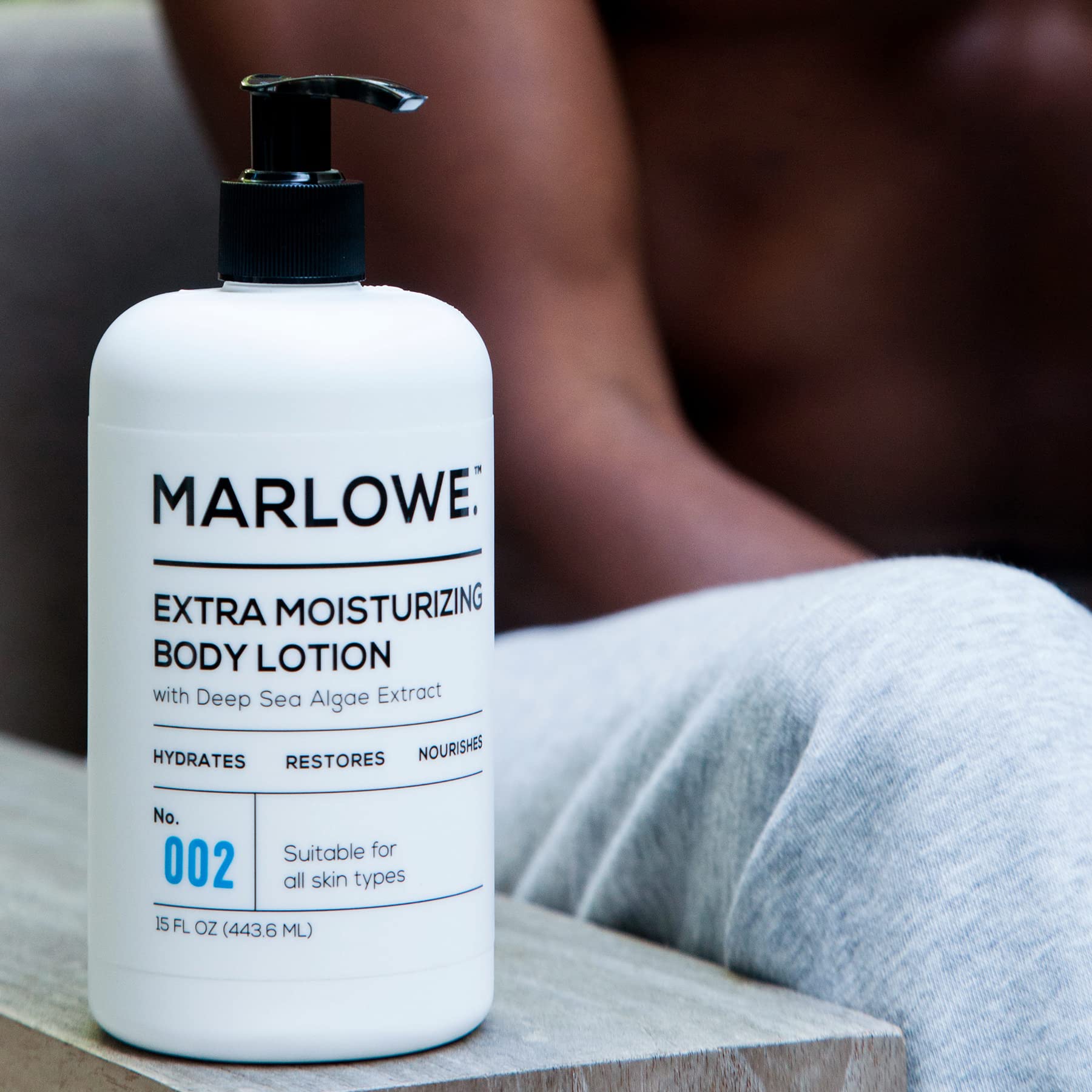Marlowe. No. 002 extra moisturizing body lotion 15 oz
