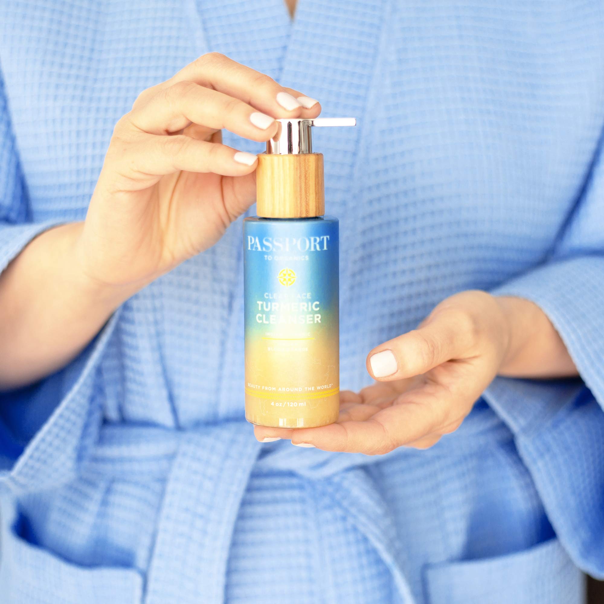 Clear Face Turmeric Cream Cleanser - Paraben Free - Organic