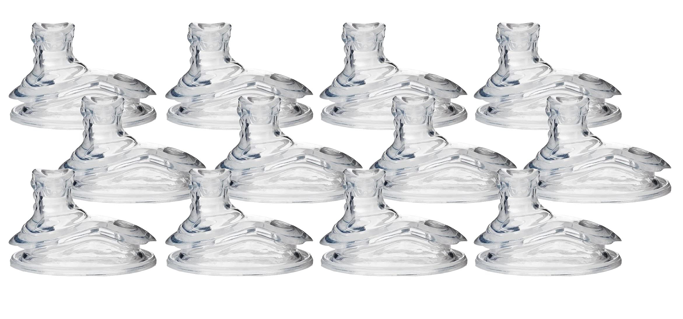 Nuby (6 Packs) 12 Count, Super Spout No Spill Replacement Spouts, Clear