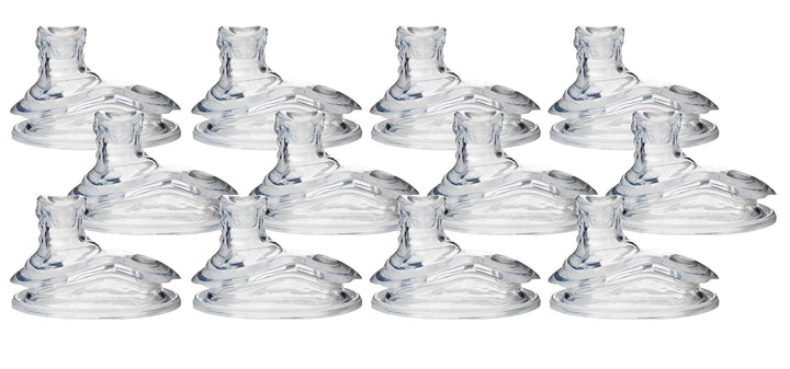 Nuby (6 Packs) 12 Count, Super Spout No Spill Replacement Spouts, Clear