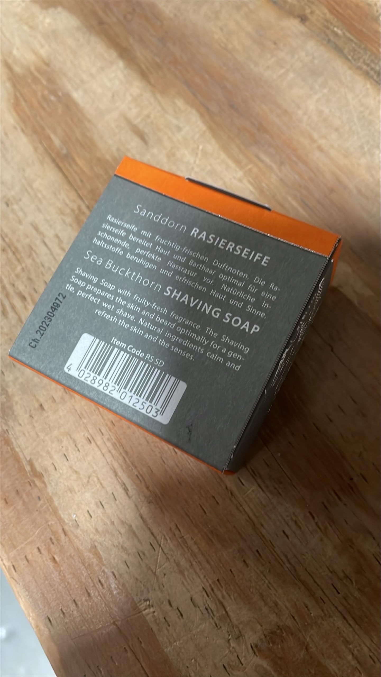 MÃƒÂƒÃ…Â“HLE Sea Buckthorn Hard Shaving Soap 65g by MÃƒ¼hle