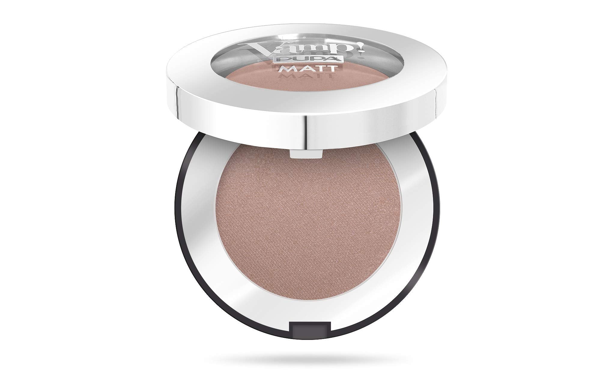 PUPA Milano Vamp! Matt Compact Eyeshadow - Extreme Matte Finish - Silky Velvet Formula Applies Easily - Creamy Texture Ensure Powders Blend Seamlessly - Lasts All Day - 030 Desert Nude - 0.088 Oz