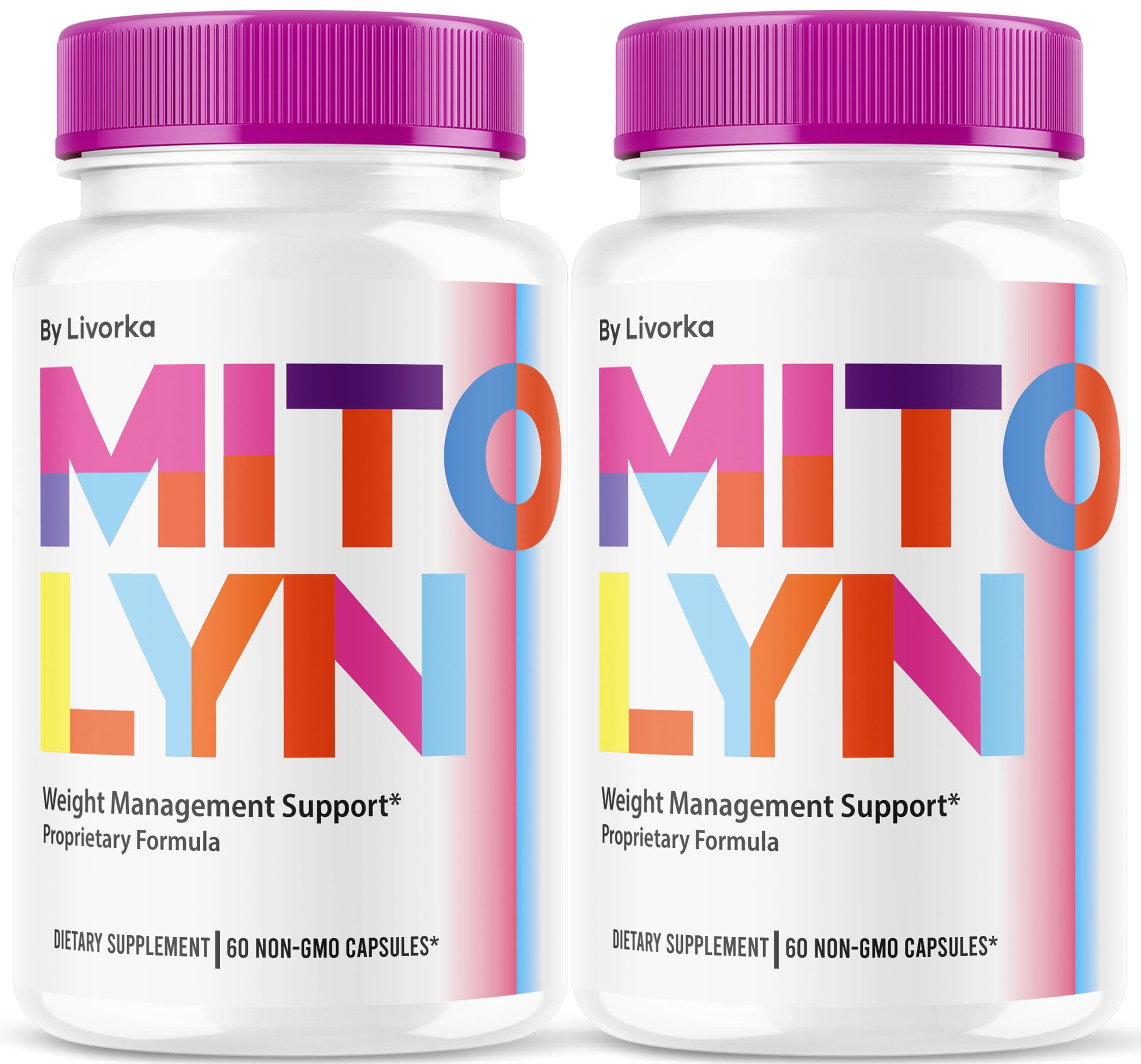(2 Pack) Mitolyn Capsules - Mitolyn, Mitolyn Advanced Formula Pills, Mitolyn Supplement, Mito Lyn, Mito Lyn Pills, Mitolyn Support, Mitolyn Pill, Mitolyn Supplement Pills, 120 Capsules for 2 Months