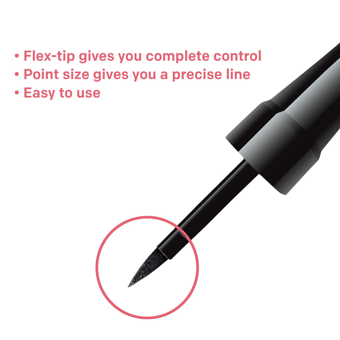 Almay Liquid Eyeliner, Waterproof and Longwearing, Hypoallergenic, Cruelty Free, -Fragrance Free, Ophthalmologist Tested, 222 Brown, 0.08 oz