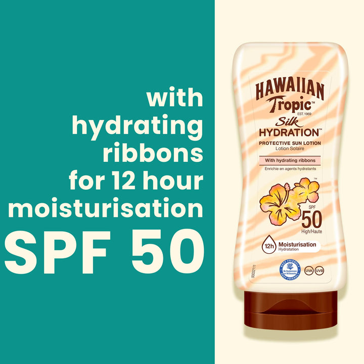 Hawaiian Tropic SPF50 Silk Hydration Lotion by Hawaiian Tropic