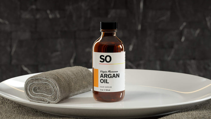 SO Virgin Moroccan Argan Oil | 100% Pure Cold Pressed | Unfiltered | Anti-Aging | Premium Moisturizer & Conditioner for Hair, Skin, Face, Body, Scalp, Nails 1 Oz / 30 mL