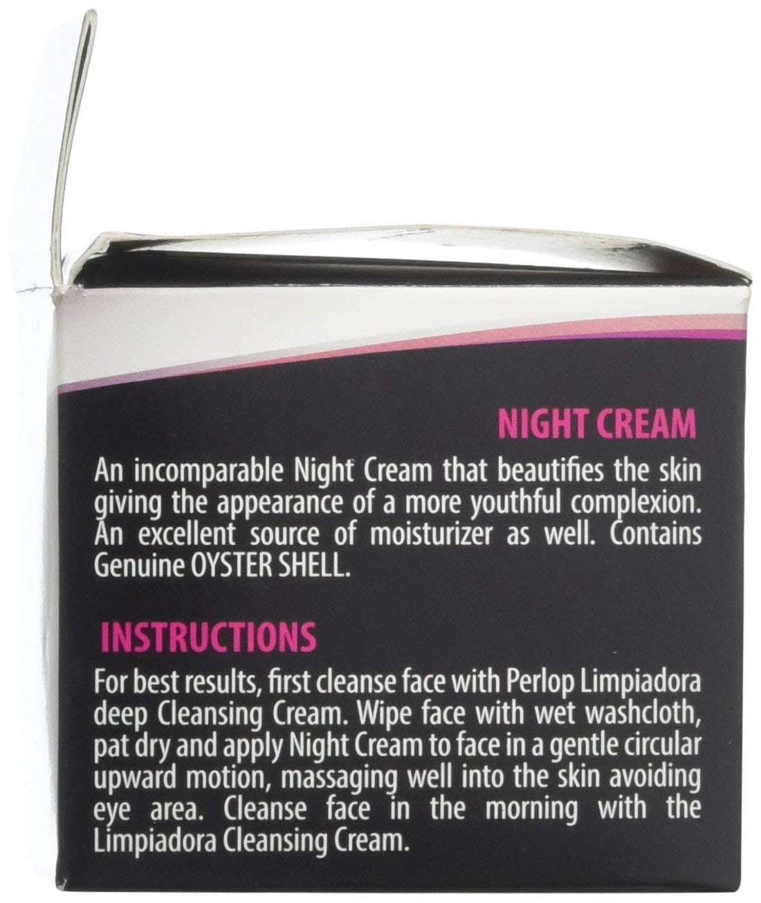 La Original Concha Nacar De Perlop 2 Night Cream De Noche Natural 2 Oz