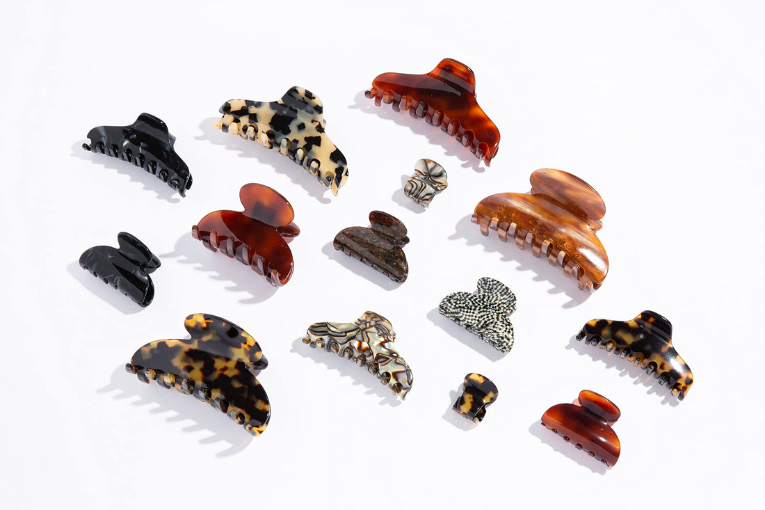 France Luxe Mini Oval Jaw - Onyx