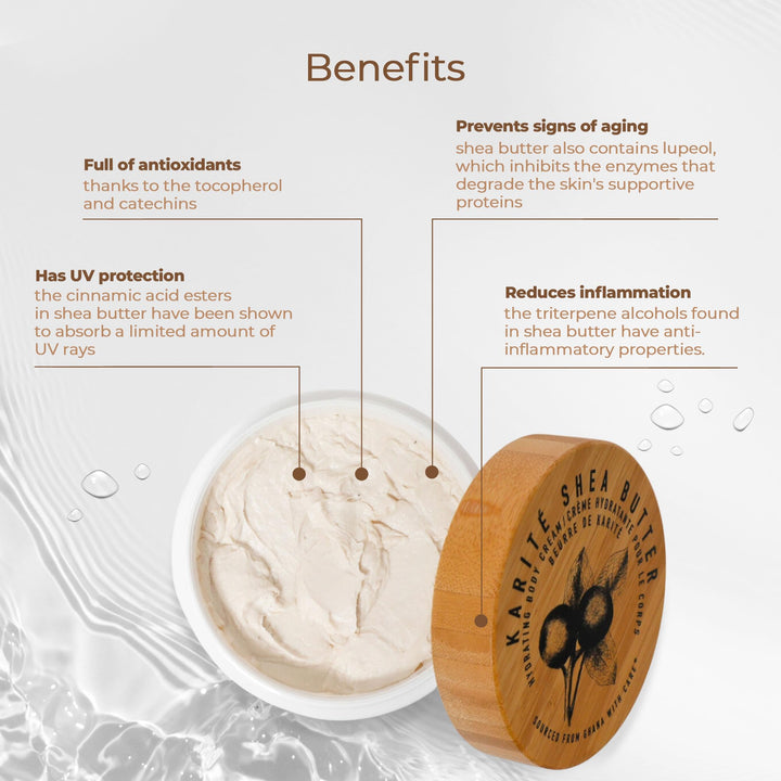 Karite´ Cre`me Corps Mini Shea Butter Body Cream | Hydrating Moisturizer for Dry & Sensitive Skin | Dermatologist-Formulated and Approved | Cruelty-free & Hypoallergenic for all Skin Types - 1.7fl oz