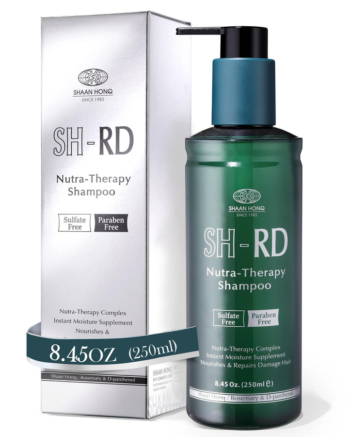 SH-RD Nutra-Therapy Shampoo for Dry, Damaged, Color-Treated, Frizzy & Bleached Hair | Repair Treatment with Proteins for Split Ends & Moisture | Sulfate-Free - 8.45oz/250ml